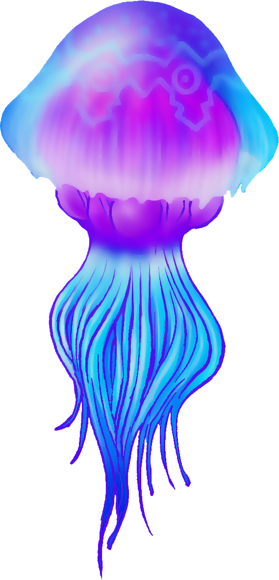meduza-na-prozrachnom-fone