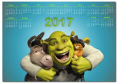 Календарь Шрек 2017 calendar-shrek-2017