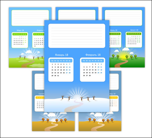 calendar-2018-s-mestom-pod-zapisi